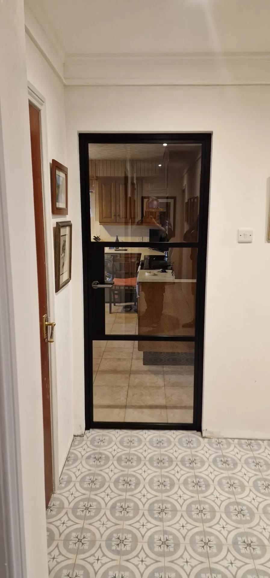 Steel look internal doors supplied and fitted by P Black and Son, Coleraine, Northern Ireland