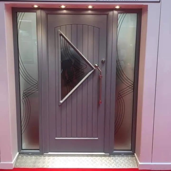Front door showroom display supplied and fitted by P Black and Son, Coleraine, Northern Ireland