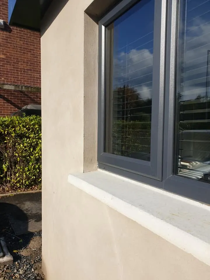Double glazed aluminium window